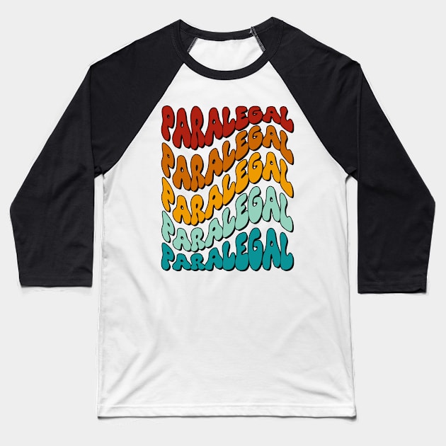 Paralegal Baseball T-Shirt by TrendyPlaza